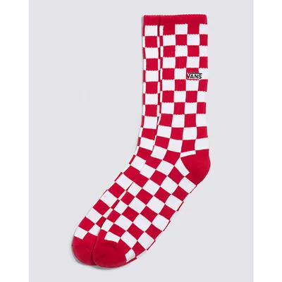 Vans | Checkerboard Crew Socks 9.5-13 1 Pack Red/White