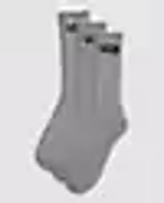 Vans | Classic Crew 9.5-13 3 Pack Heather Grey Socks