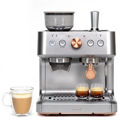 Cafe Appliances Cafe™ BELLISSIMO Semi Automatic Espresso Machine + Frother