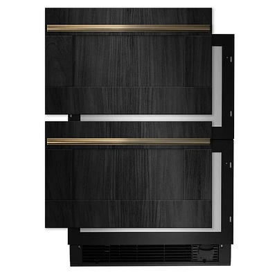 Jennair Panel-Ready 24" Double Drawer Refrigerator/Freezer