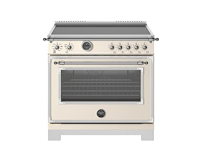 Bertazzoni inch Induction Range, Heating Zones and Cast Iron Griddle