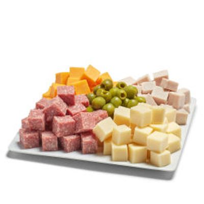 Cubed Meat and Cheese Platter