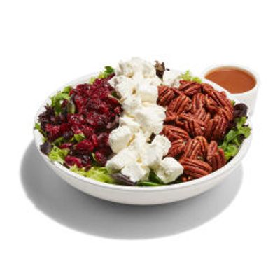 Field Greens, Cranberries and Goat Cheese with Pecans (VG)