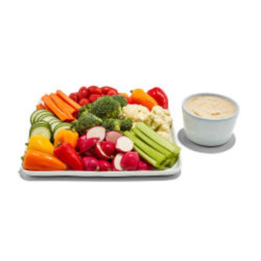 Vegetable Crudités with Hummus (V)