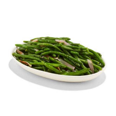 Green Beans with Roasted Shallots (V)