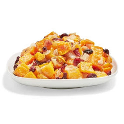 Roasted Butternut Squash with Cranberries and Sage (V)