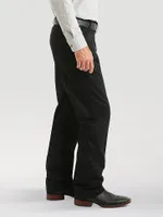 Men's Wrangler Casuals® Flat Front Relaxed Fit Pants Black