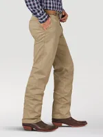 Men's Wrangler Casuals® Flat Front Relaxed Fit Pants Khaki