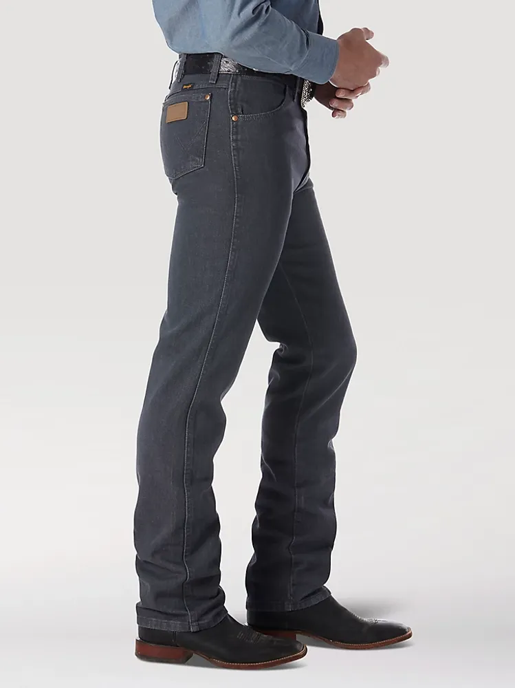 Wrangler® Cowboy Cut® Slim Fit Jean Charcoal Gray