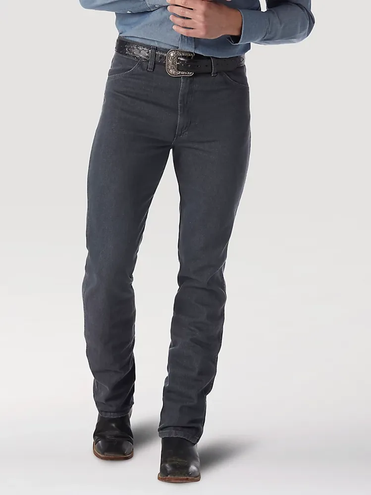 Wrangler® Cowboy Cut® Slim Fit Jean Charcoal Gray