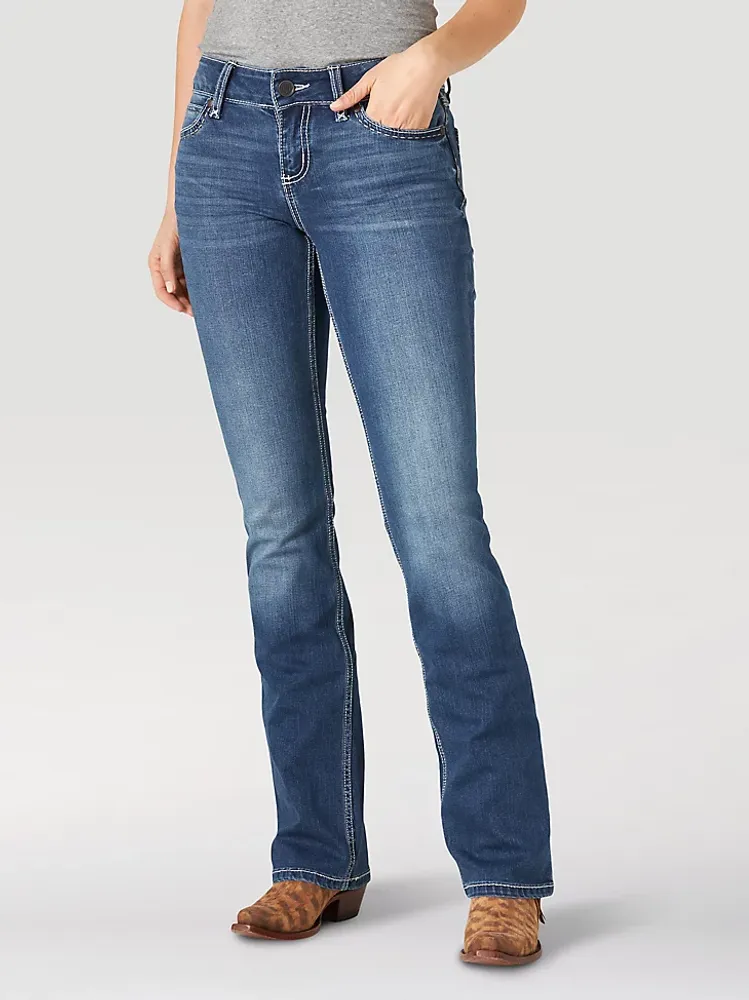 Wrangler Retro Women's Mae Boot Cut Jean In Jodie