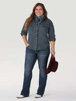 Women's Bootcut Jean (Plus) DO Wash