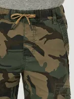 Boy's Wrangler® Free To Stretch Gamer Cargo Pant (-) Camo