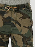 Boy's Wrangler® Free To Stretch Gamer Cargo Pant (-) Camo