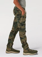 Boy's Wrangler® Free To Stretch Gamer Cargo Pant (-) Camo