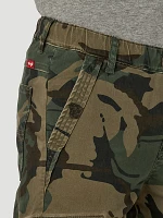 Boy's Wrangler® Free To Stretch Gamer Cargo Pant (-) Camo