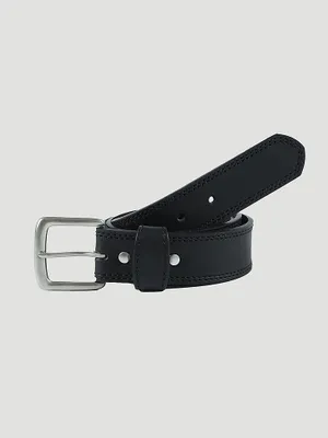 Men's Buffalo Leather Belt Black