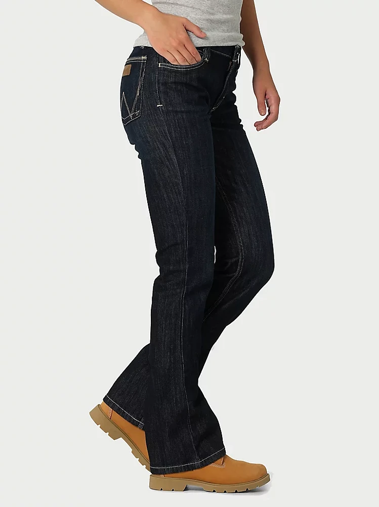 Women's Wrangler Retro® Flame Resistant Mae Bootcut Work Jean Cherry Point