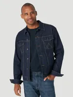 Men's Wrangler® Classic Denim Trucker Jacket Dark Wash