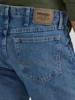 Men's Wrangler Authentics® Regular Fit Cotton Jean Stonewash Dark