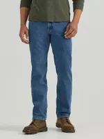 Men's Wrangler Authentics® Regular Fit Cotton Jean Stonewash Dark