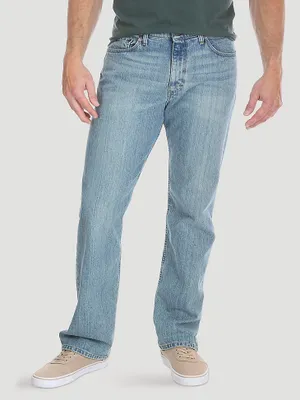 Men's Wrangler Authentics® Regular Fit Comfort Waist Jean Chalk Blue