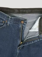 Men's Wrangler Authentics® Regular Fit Comfort Waist Jean Dark Stonewash