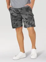 Men's Wrangler Authentics® Stretch Cargo Short Anthracite Camo