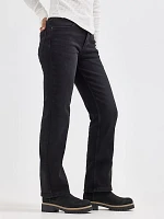 Women's Wrangler® High Rise True Straight Leg Jean Midnight Black