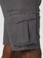 Men's Stretch Herringbone Cargo Short Asphalt