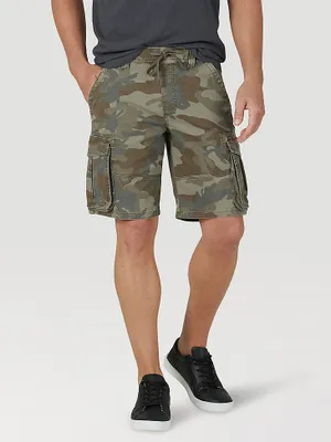 Men's Free To Stretch™ Relaxed Fit Cargo Short Shadow Brown Camo