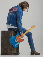 Wrangler x Fender ICONS Rockstar Souvenir Jacket Electric Blue
