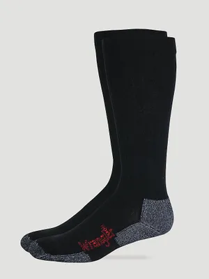 Men's Wrangler® Western Merino Wool Socks in Black