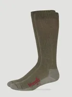 Men's Wrangler® Merino Wool Boot Socks in Tan