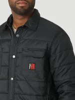 Mens RIGGS Tough Layers Insulated Shirt Jacket Jet Black
