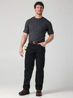 Wrangler Workwear Relaxed Straight Pant Jet Black