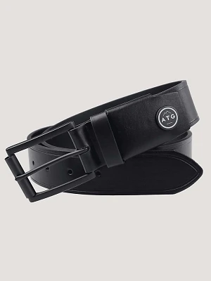 Wrangler ATG™ Leather Stretch Belt Matte Black