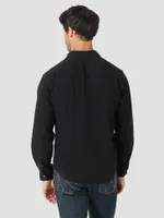 Men's Wrangler® Epic Soft™ Stretch Twill Shirt Black