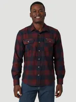 Men's Epic Soft Brushed Flannel Plaid Shirt Decadent Chocolate