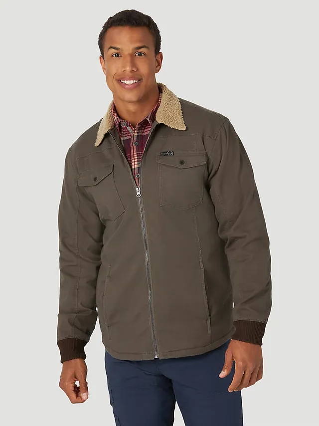 ATG by Wrangler™ Men's Sherpa Lined Canvas Jacket