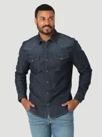 Men's Comfort Flex Denim Shirt Dusk