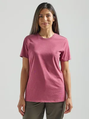 Women's Wrangler® RIGGS Workwear® Short Sleeve Performance T-Shirt Dry Rose