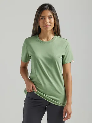 Women's Wrangler® RIGGS Workwear® Short Sleeve Performance T-Shirt Loden Frost