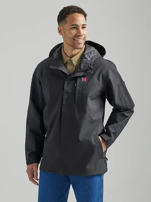 Wrangler® RIGGS Workwear® Tough Layers Rain Shell Jacket Jet Black