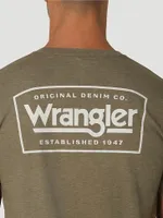 Wrangler® Original Denim Co T-Shirt Burnt Olive Heather