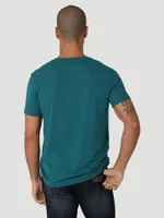 Men's Wrangler® Rope Logo T-Shirt Cyan Heather