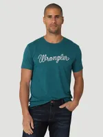 Men's Wrangler® Rope Logo T-Shirt Cyan Heather