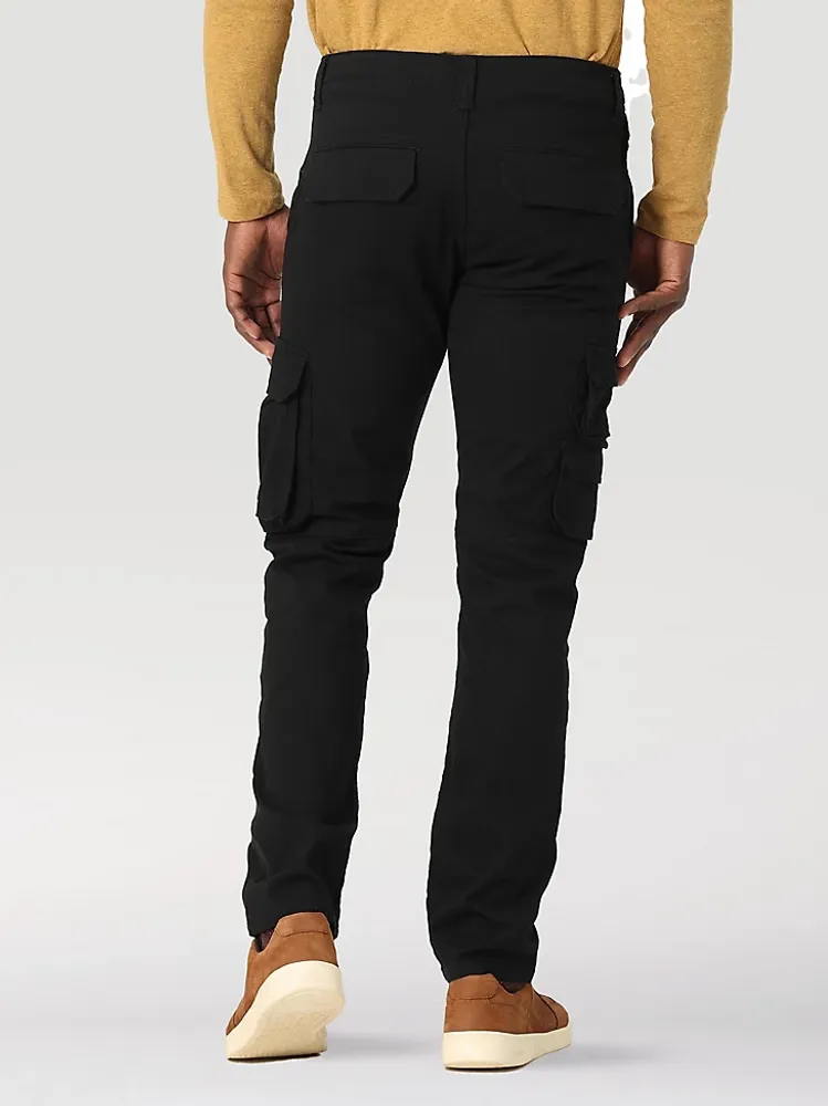 Men's Wrangler® Flex Tapered Cargo Pant Black