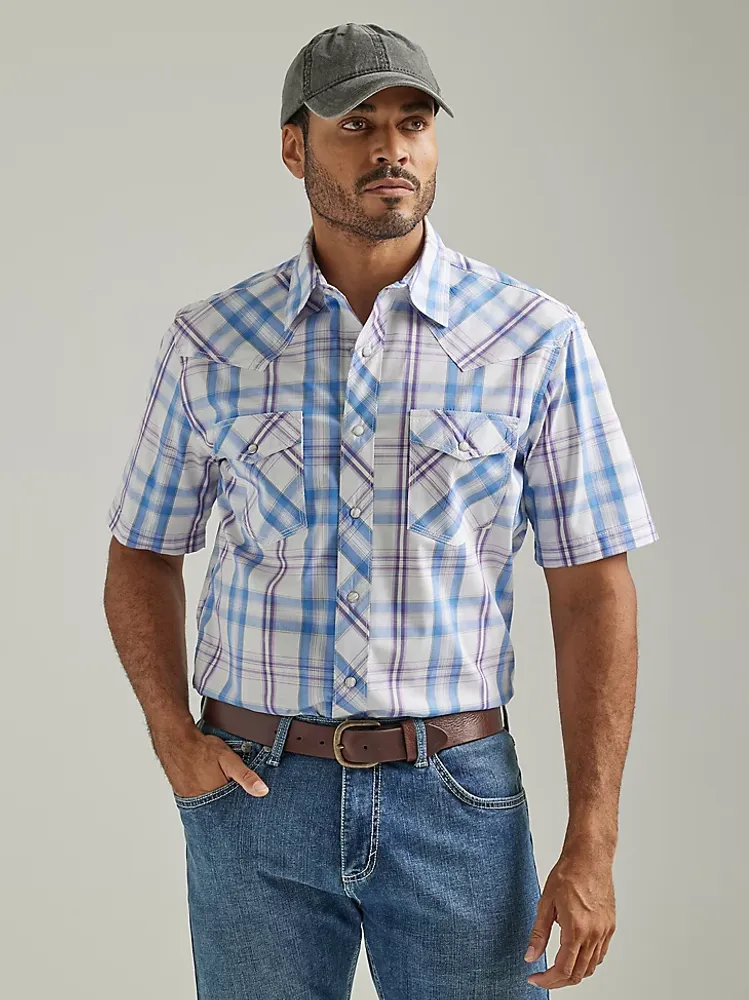 Men's Short Sleeve Western Shirt