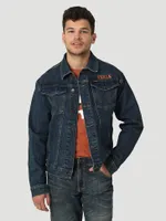 Men's Wrangler Retro Collegiate Embroidered Denim Jacket University of Texas